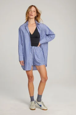 Outlet Chaser Brand Kerstin Marmont Stripe Button Down