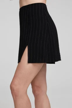 Sale Chaser Brand Kiss Beverly Pinstripe Mini Skirt