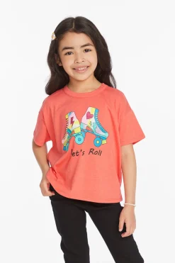 New Chaser Brand Lets Roll Girls Tee