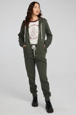 Store Chaser Brand Lex Forest Night Zip Up Hoodie