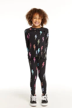 Best Sale Chaser Brand Lightning Bolts Long Sleeve