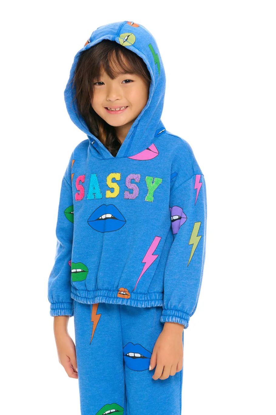 Shop Chaser Brand Lips & Bolts Hoodie