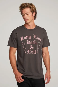 Best Sale Chaser Brand Long Live Rock Mens Tee