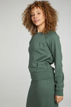 Fashion Chaser Brand Long Sleeve Crew Neck Raglan Pullover