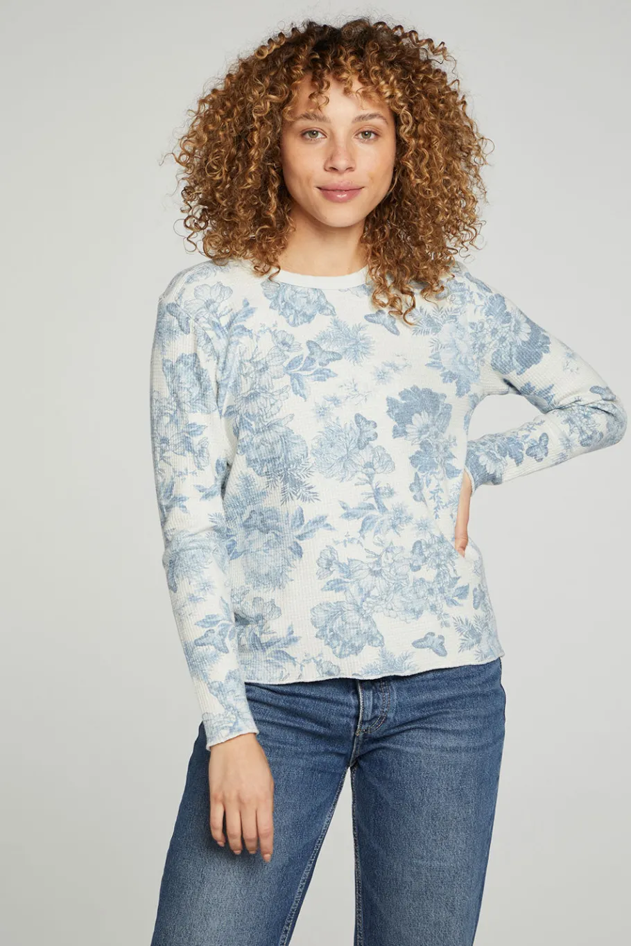 Online Chaser Brand Long Sleeve Crew Neck Tee