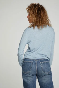 Hot Chaser Brand Long Sleeve Cropped Tee