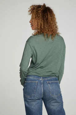 Flash Sale Chaser Brand Long Sleeve Cropped Tee