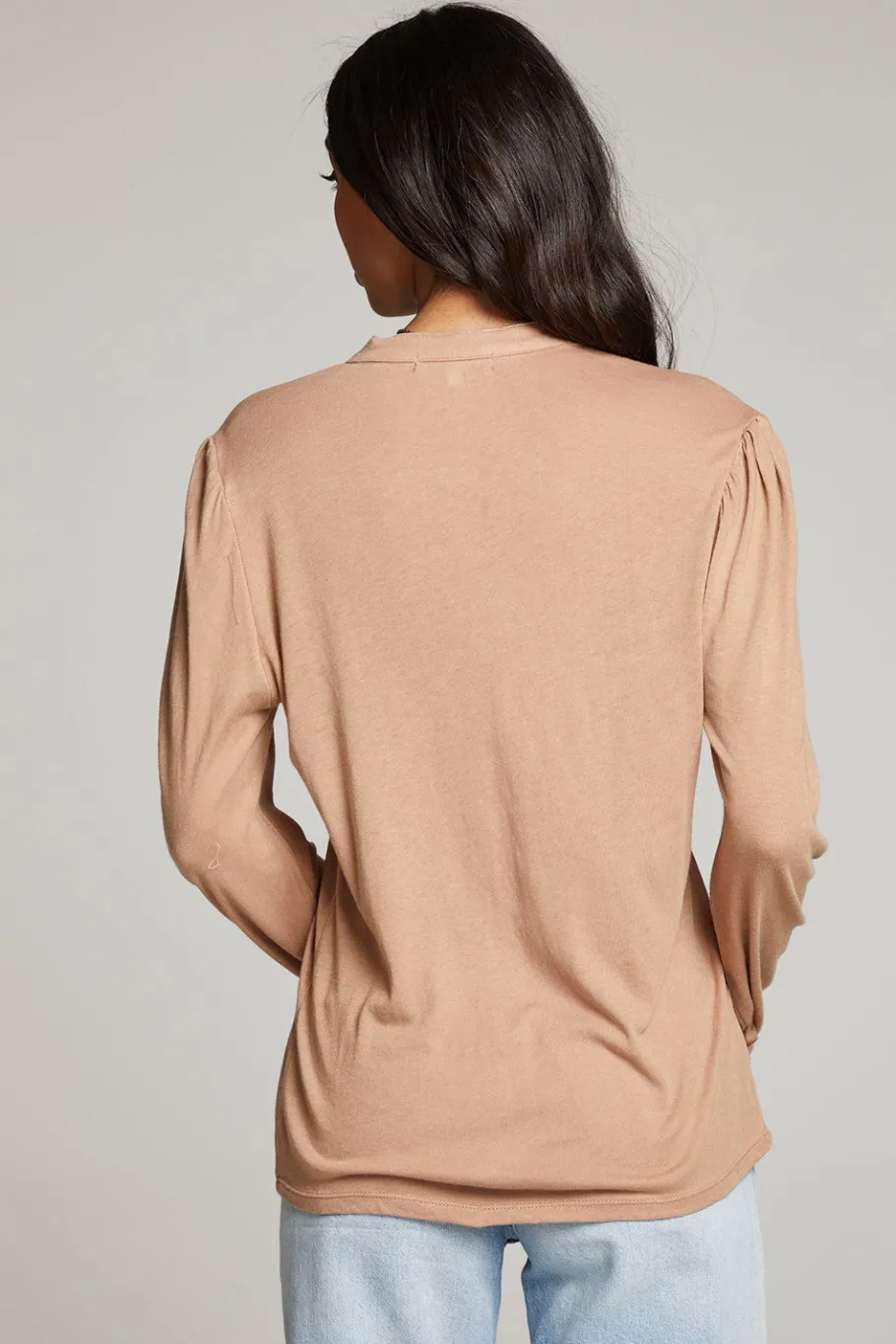 Discount Chaser Brand Lotus Warm Taupe Long Sleeve