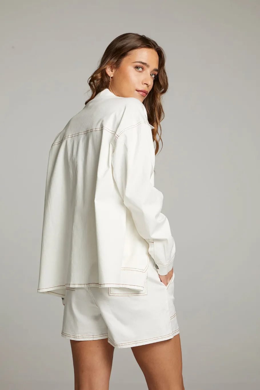 Store Chaser Brand Louise White Button Down