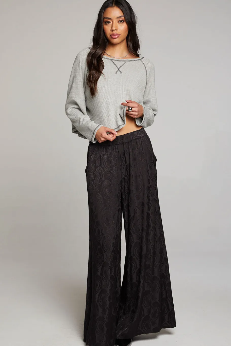 Fashion Chaser Brand Lucy Heather Grey Long Sleeve