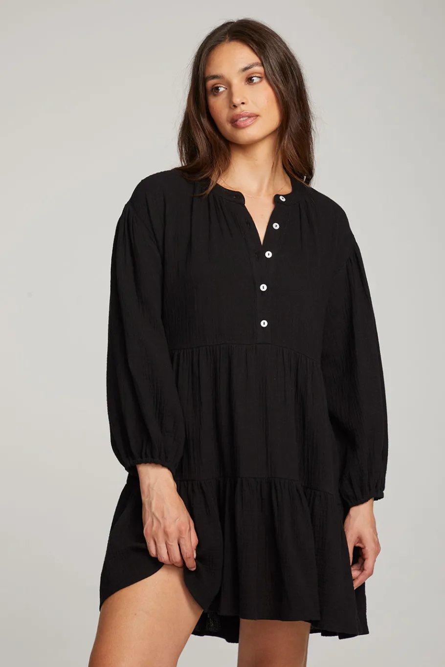 Best Sale Chaser Brand Magnolia Licorice Mini Dress