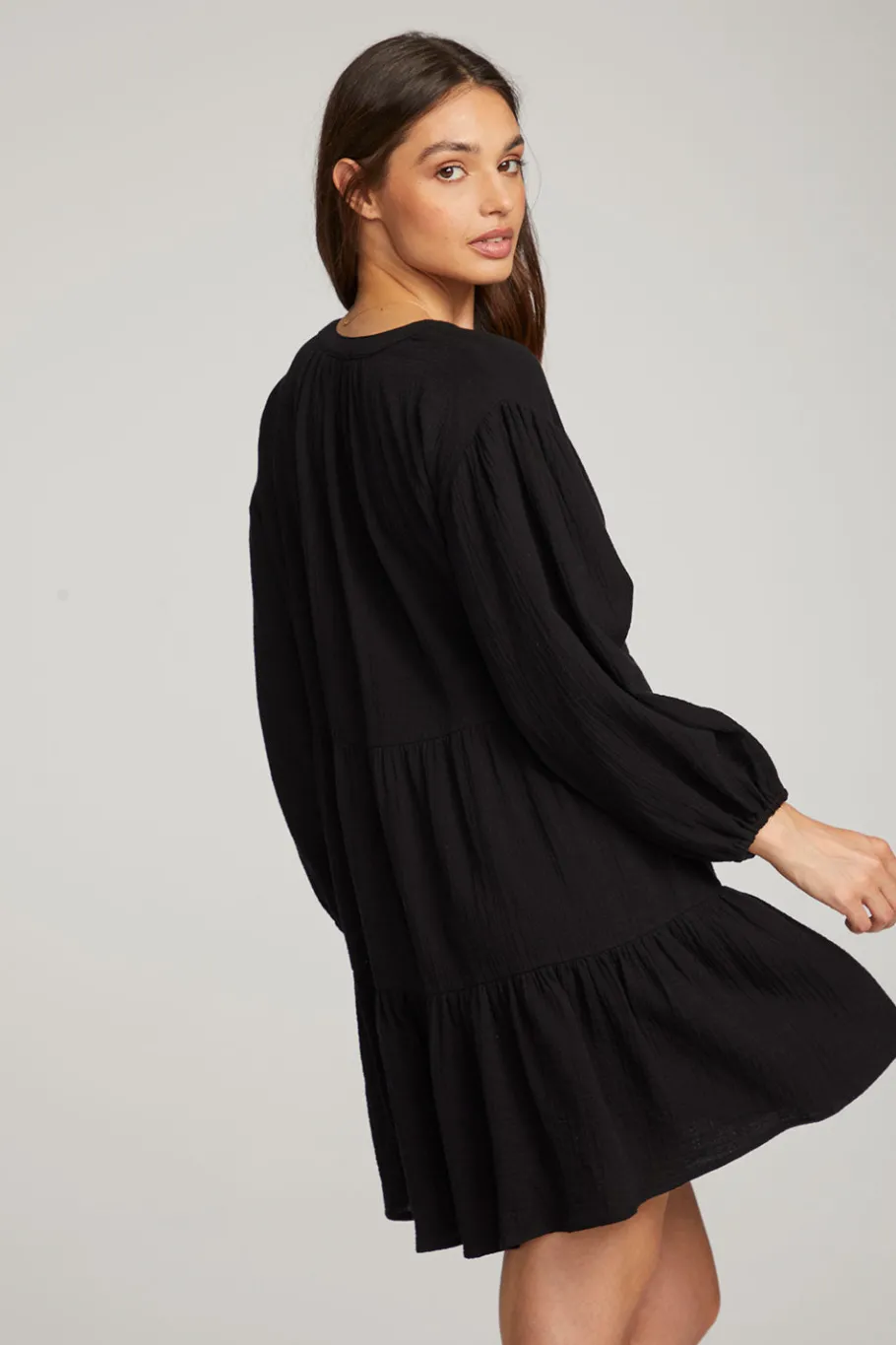 Best Sale Chaser Brand Magnolia Licorice Mini Dress