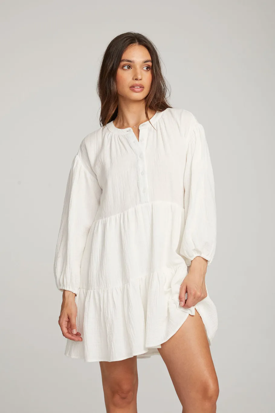 Cheap Chaser Brand Magnolia White Mini Dress