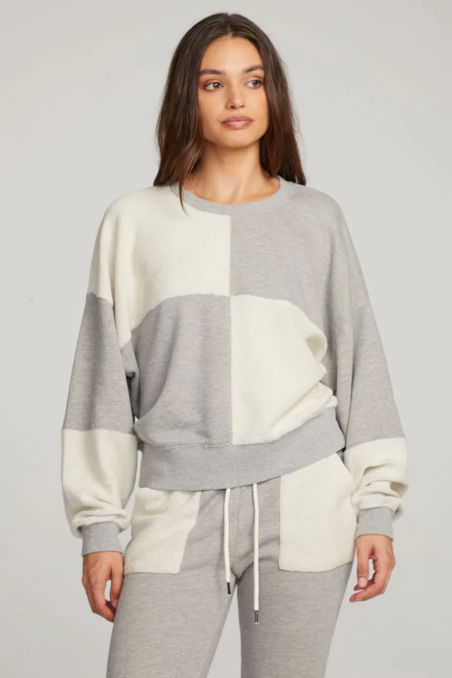 Store Chaser Brand Marie Heather Grey Pullover