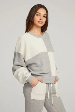 Store Chaser Brand Marie Heather Grey Pullover