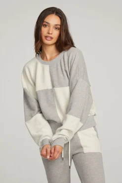 Store Chaser Brand Marie Heather Grey Pullover