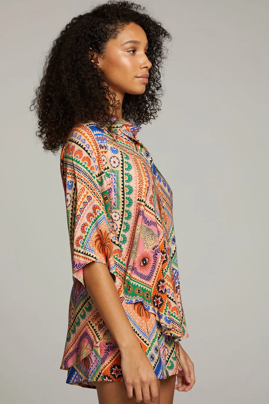 Fashion Chaser Brand Marlin Paradise Mystic Button Up