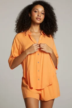 Shop Chaser Brand Marlin Tangerine Button Up