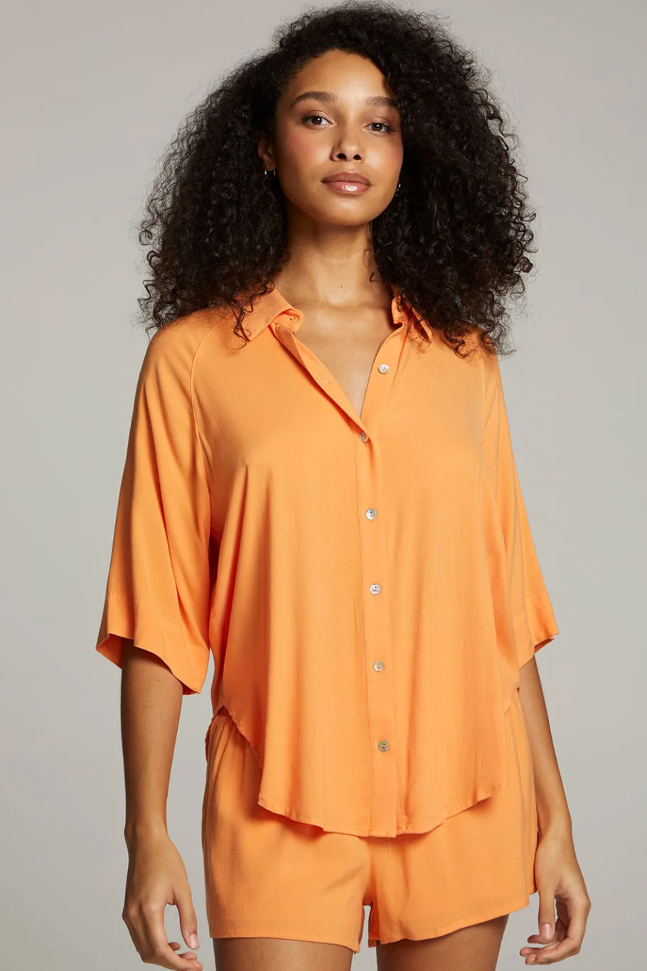 Shop Chaser Brand Marlin Tangerine Button Up