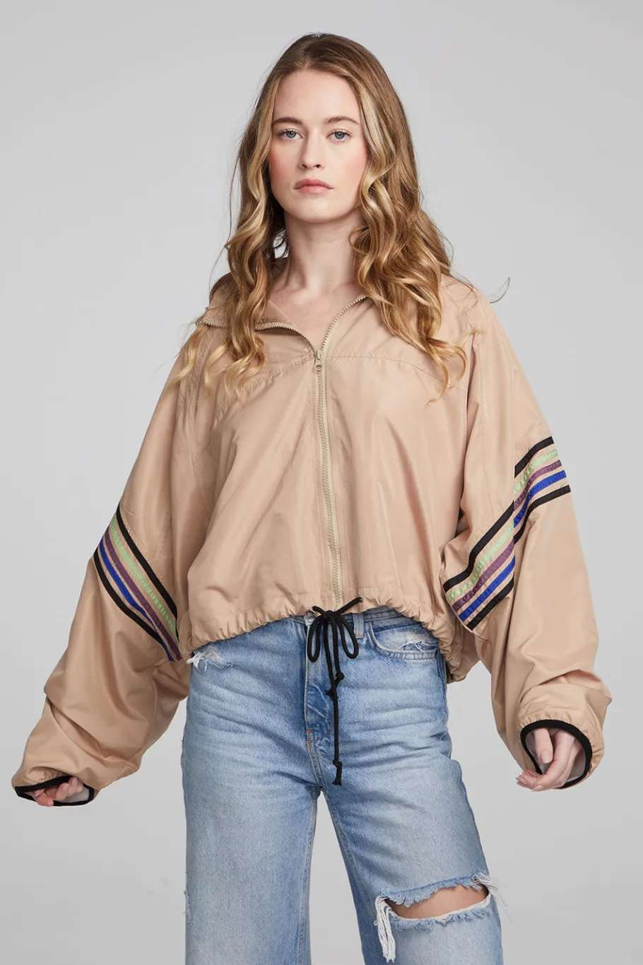 Discount Chaser Brand McCartney Cappuccino Zip Up