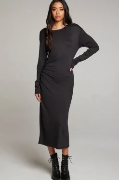 Outlet Chaser Brand Memory Licorice Midi Dress