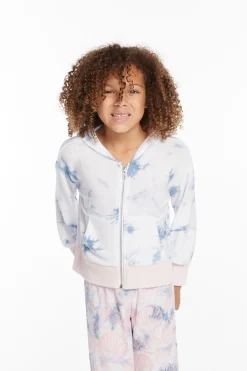 Best Chaser Brand Mermaid Shell Girls Zip-up Hoodie