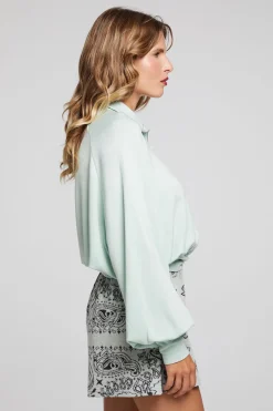 Online Chaser Brand Midnight Matcha Half Zip