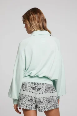 Online Chaser Brand Midnight Matcha Half Zip