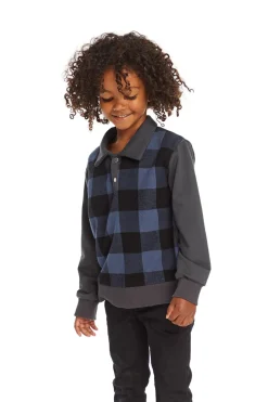 Cheap Chaser Brand Mike Ghost Plaid Collared Shirt