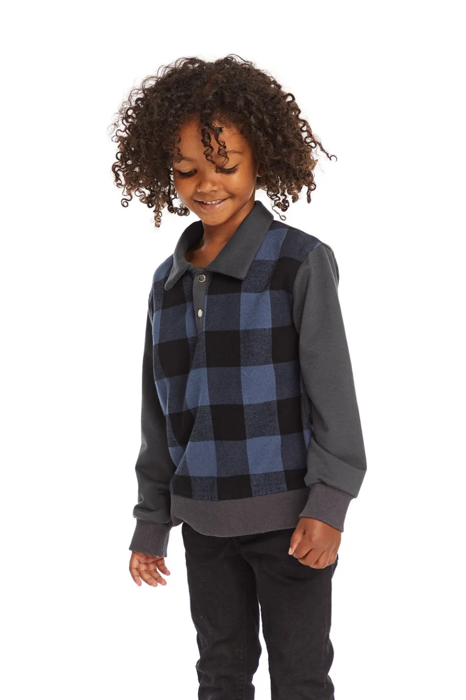 Cheap Chaser Brand Mike Ghost Plaid Collared Shirt