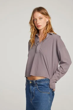 Flash Sale Chaser Brand Miles Purple Sage Long Sleeve
