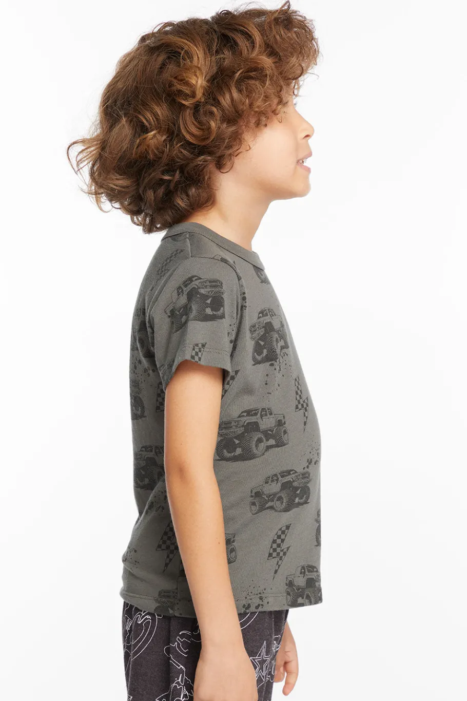 Sale Chaser Brand Monster Trucks Kids Tee