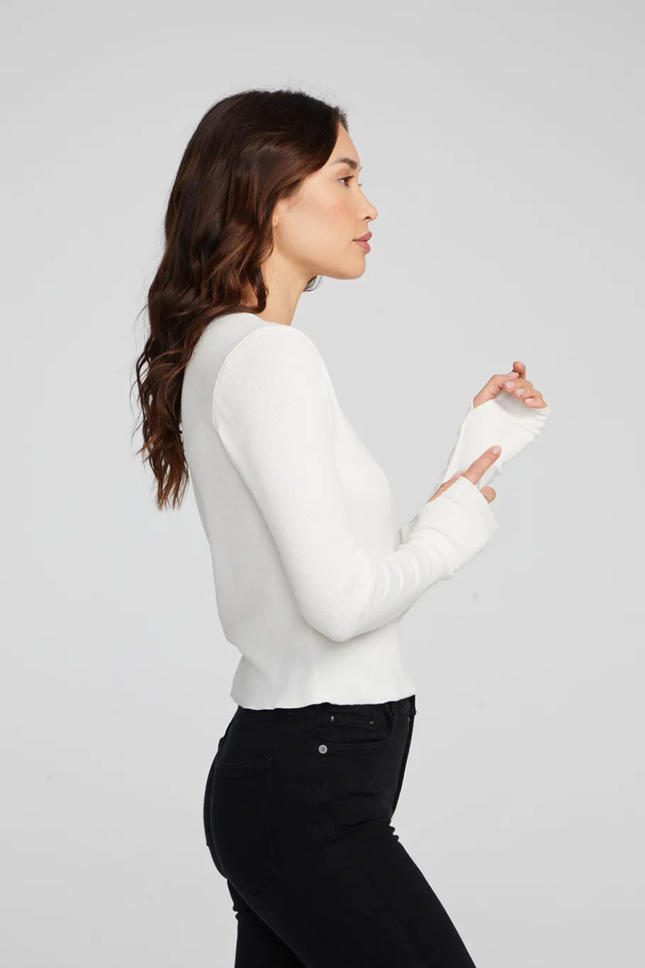 Clearance Chaser Brand Moonlight Bright White Long Sleeve
