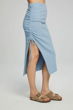 Store Chaser Brand Mullen Midi Skirt - Faded Denim