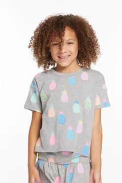 Flash Sale Chaser Brand Multi Pineapple Girls Tee