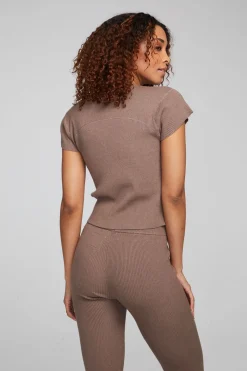 Clearance Chaser Brand Nahal Deep Taupe Tee