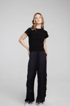 Online Chaser Brand Nahal Shadow Black Tee