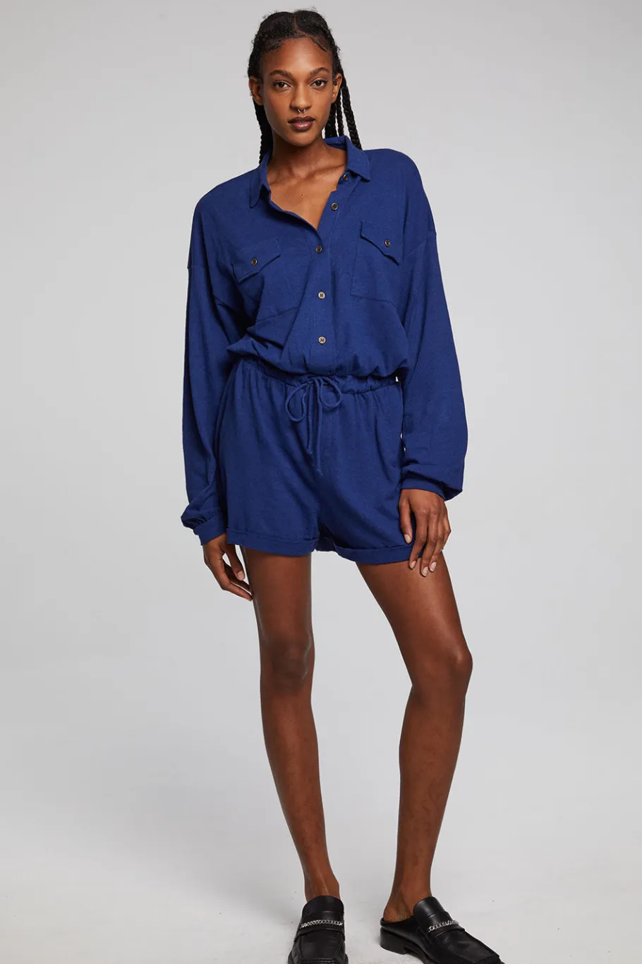 Best Chaser Brand Nocelle French Blue Jumpsuit