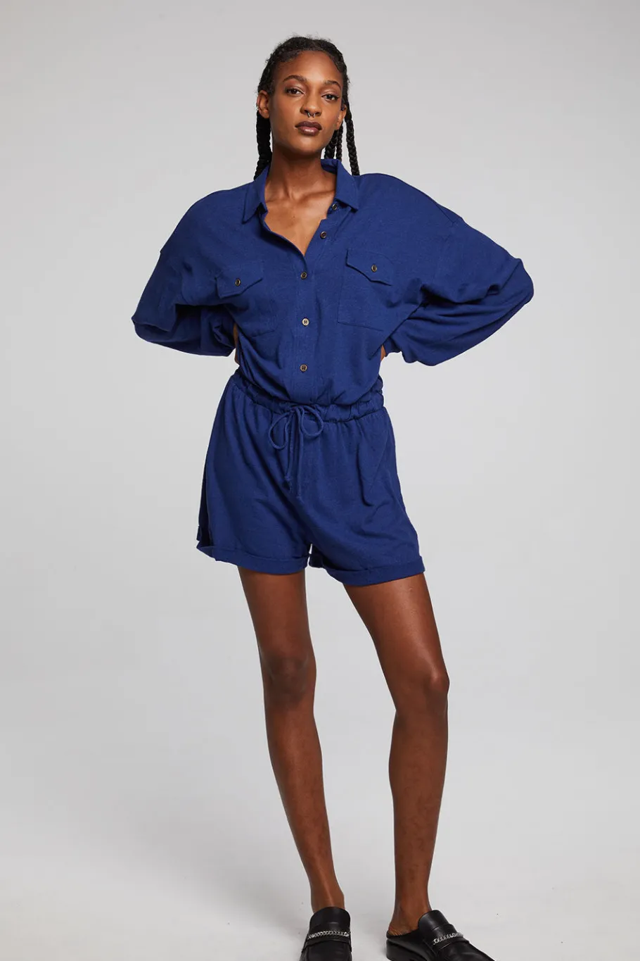 Best Chaser Brand Nocelle French Blue Jumpsuit
