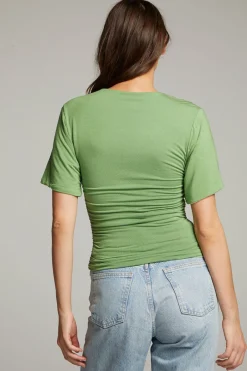 Online Chaser Brand Ocala Whitecap Grey And Piquant Green Reversible Top