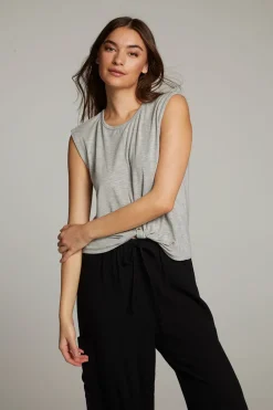 Flash Sale Chaser Brand Ocean Heather Grey Tank