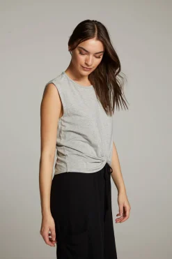 Flash Sale Chaser Brand Ocean Heather Grey Tank