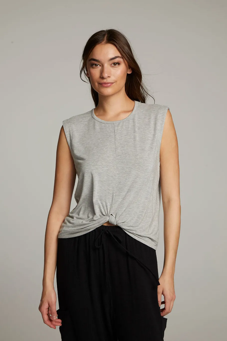 Flash Sale Chaser Brand Ocean Heather Grey Tank
