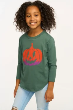 Store Chaser Brand Ombre Pumpkin Long Sleeve