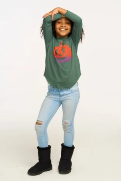 Store Chaser Brand Ombre Pumpkin Long Sleeve