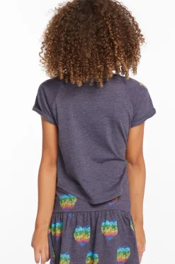 Flash Sale Chaser Brand Painted Rainbow Girls Tee