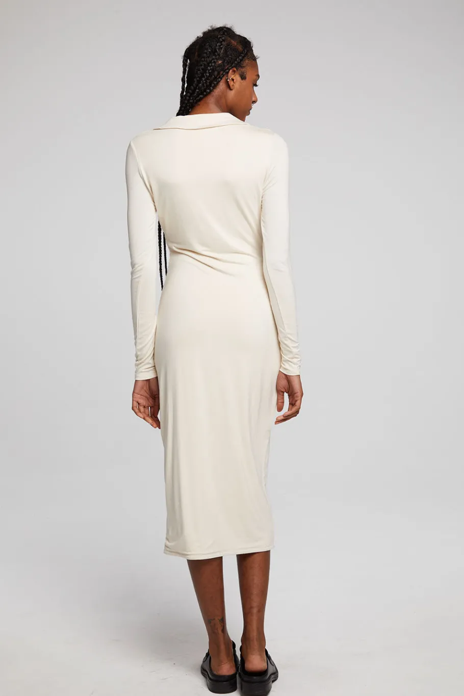 Online Chaser Brand Palmm Whitecap Grey Midi Dress