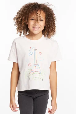 Shop Chaser Brand Paris Sketch Girls Tee