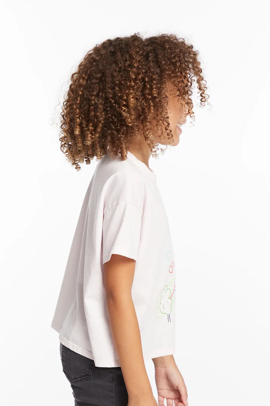 Shop Chaser Brand Paris Sketch Girls Tee
