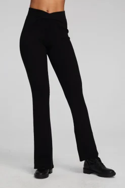 Online Chaser Brand Party Shadow Black Flare Bottoms